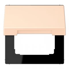 Rozetes vāks ar atsperi, termoplasts krāsots, Serie LS, terre sienne pâle