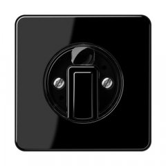 Virsma ar grozāmu slēdzi, duroplasts, Serie CD, melns