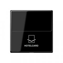 Virsma kartes sledzim (bez pogas), Hotelcard, Serie A, melns