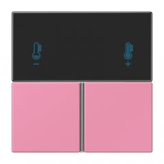 Taustiņs 3-viet, F40 KNX telpas kontrolierim, Serie LS, rose vif