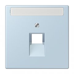 Virsma IAE/UAE-datu rozetei 1 x 8-polig, marķējams, termoplasts lakots, Serie LS, outremerclair