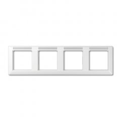 Rāmītis 4-vietīgs, horizontāla montāža, termoplasts, AS 500, balts