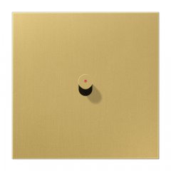 Virsma slēdžiem, 1-viet, 1 rotācijas slēdzis, Serie LS 1912, misiņš