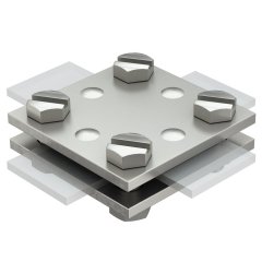 Krusta savienojums bez atdalošas plaksnes 30mm, V4A, 1.4571 256 A-DIN 30 V4A