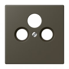 Centrālplate unversālā Sat/BK, termoplasts lakots, Serie LS, ombre naturelle 31