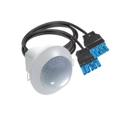 360° recessed ceiling-mounted presence detector, approx. range Ø 24m, DUO, DALI/DSI, GST