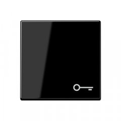 Taustiņš, ar simbolu, termoplasts, Serie A, melns