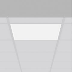 Gaismeklis SIDELITE ECO, 26...37 W, 3550...4800 lm, 830, white, DALI Lay-in luminaires, L 595 B 595 HEL 38, Plastic (PMMA) opal