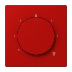 Centrālplate termostatam, termoplasts lakots, Serie LS, rouge vermillon 31