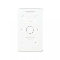 Pamatnes plāksnes AP 600 sērijas 2-grupai, dubultām ligzdām preču numuri: 6020 A .., 6020 KIA .., AP 600, Alpine white