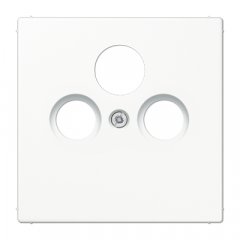 Centrālplate unversālā Sat/BK, termoplasts, Serie LS, balts