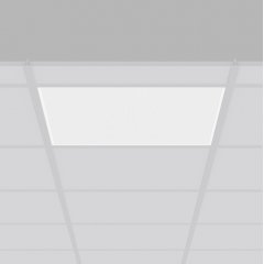 Gaismeklis KALEEA, 940, white, DALI Lay-in luminaires, L 595 B 595 HEL 30, Plastic (PMMA) prismatic