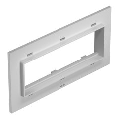 Montāžas adapteris 3-vietīga Modul 45 T4L/T8NL, PA, gaiši pelēks, 7035 T8NL P105 7035