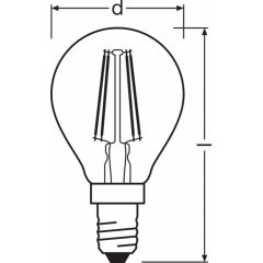 Spuldze Vintage 1906® LED CLASSIC P 35 4 W/2400 K GOLD E14