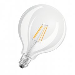 Spuldze LED CLASSIC GLOBE P 4W 827 FIL CL E27