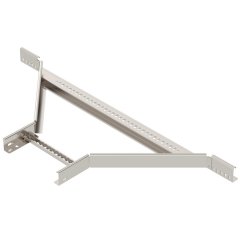 Montāžas/atzarojuma detaļa kabeļu trepei 60x300, V4A, 1.4571, 2B