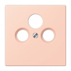 Centrālplate unversālā Sat/BK, termoplasts lakots, Serie LS, l'ocre rouge clair