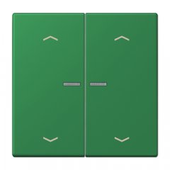 JUNG HOME taustiņš 2-viet, ar bultiņu simboliem<br />
, Serie LS, vert foncé