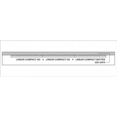 Līnijas gaismeklis LINEAR COMPACT SWITCH 900 12 W 4000 K