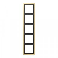 Rāmītis 5-vietīgs, vertikālā un horizontālā montāža, misiņš LS 990, misiņš