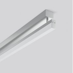 Gaismeklis LESS IS MORE 21, 11 W, 1000 lm, 840, aluminium, on/off Ceiling and wall luminaires, L 608 B 42 H 85, Plastic (PMMA) opal
