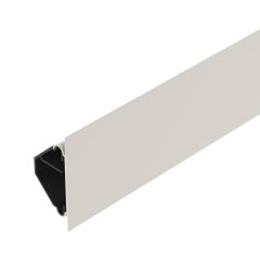 Kabeļu kanāls RAUTRIGO Set 50x50 9010, PVC, dzidri balts, 9010