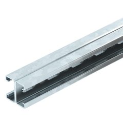 Profilēta sliede perf., šlices platums 22 mm 3000x41x42, St, FT