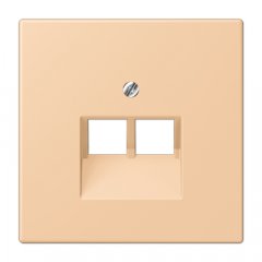 Virsma IAE/UAE-datu rozetei 2 x 8-polig, termoplasts lakots, Serie LS, terre sienne claire 31