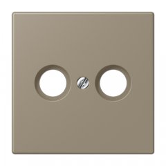 Virsma TV rozetei, termoplasts lakots, Serie LS, ombre naturelle moyenne