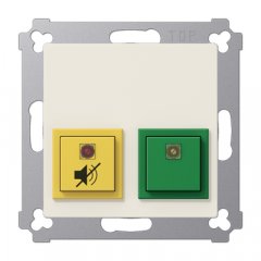 Avārijas izsaukšanas sistēmas dežūrtelpa bloks  AS sērija ziloņkaula