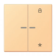 eNet taustiņš unversālais 2-viet, duroplasts, Serie LS, terre sienne claire 59