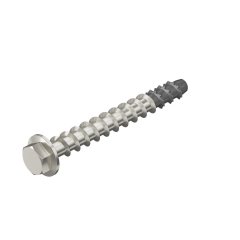 Sešstūra enkurskrūve ar presētu disku 10x95mm, V4A, 1.4401