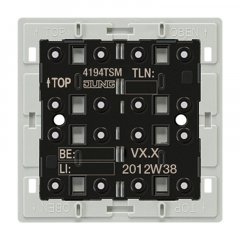 Taustes sensors maģistrāļu sistēmai KNX Tastsensor-Modul Universal, 4fach, Universal, F40 KNX, Free@Home iekārtas