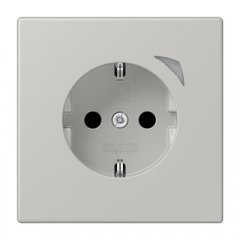Kontaktligzda JUNG HOME SCHUKO, 16 A 250 V ~, skrūvju spailes, ar indikātoru un bērnu drošību, termoplasts krāsots
