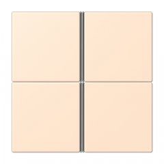 Taustiņs 4-viet, F40, Serie LS, terre sienne pâle