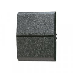 Taustiņs 1-viet, ar indikācijas logu, termoplasts, WG 800, antracīts