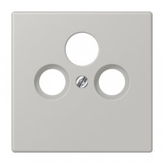 Centrālplate unversālā Sat/BK, termoplasts lakots, Serie LS, gris clair 31