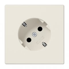 Kontaktligzda SCHUKO 45° leņķī, 16 A 250 V ~, duroplasts, Serie LS, ziloņkaula