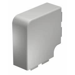 Plakana stūra vāks 60x130mm, PVC, dzidri balts, 9010