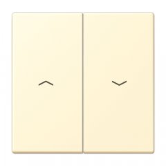 Taustiņs 2-viet žalūziju slēdzim, ar virzienrādītāju, Serie LS, blanc