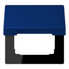 Rozetes vāks ar atsperi, termoplasts krāsots, Serie LS, bleu outremer foncé
