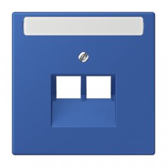 Virsma IAE/UAE-datu rozetei 2 x 8-polig, marķējams, termoplasts lakots, Serie LS, bleu outremer 59