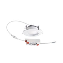 LED downlight for installation in ceiling/wall cuts with 68 mm 5W 4K incl. std driver on/off