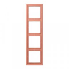 Rāmītis 4-vietīgs, LE CORBUSIER, l'ocre rouge moyen