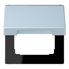 Rozetes vāks ar atsperi, termoplasts krāsots, Serie LS, outremerclair