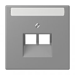 Virsma IAE/UAE-datu rozetei 2 x 8-polig, marķējams, termoplasts lakots, Serie LS, gris 31