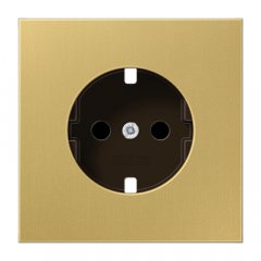 Virsma kontaktligzdai, ar bērnu drošību,  Serie LS, misiņš