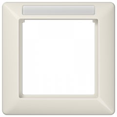 Rāmītis 1-vietīgs, vertikālā un horizontālā montāža, termoplasts, AS 500, ziloņkaula