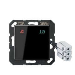 Viesnīcas koridora LED info zīme ar simboliem, Serie A, melns