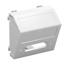 Multimedia Adapteris, DVI pievienojuma rozete 45x45mm, PC, dzidri balts, 9010 MTS-DV O RW1